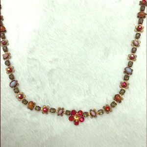 NWT Bella lia flower necklace made by sorrelli.